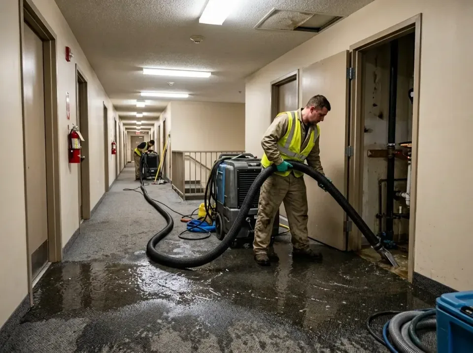 multi-unit-apartment-hallway-f-005 — frequently asked questions, Emergency Burst Pipe Water Extraction & Removal in Venetian…